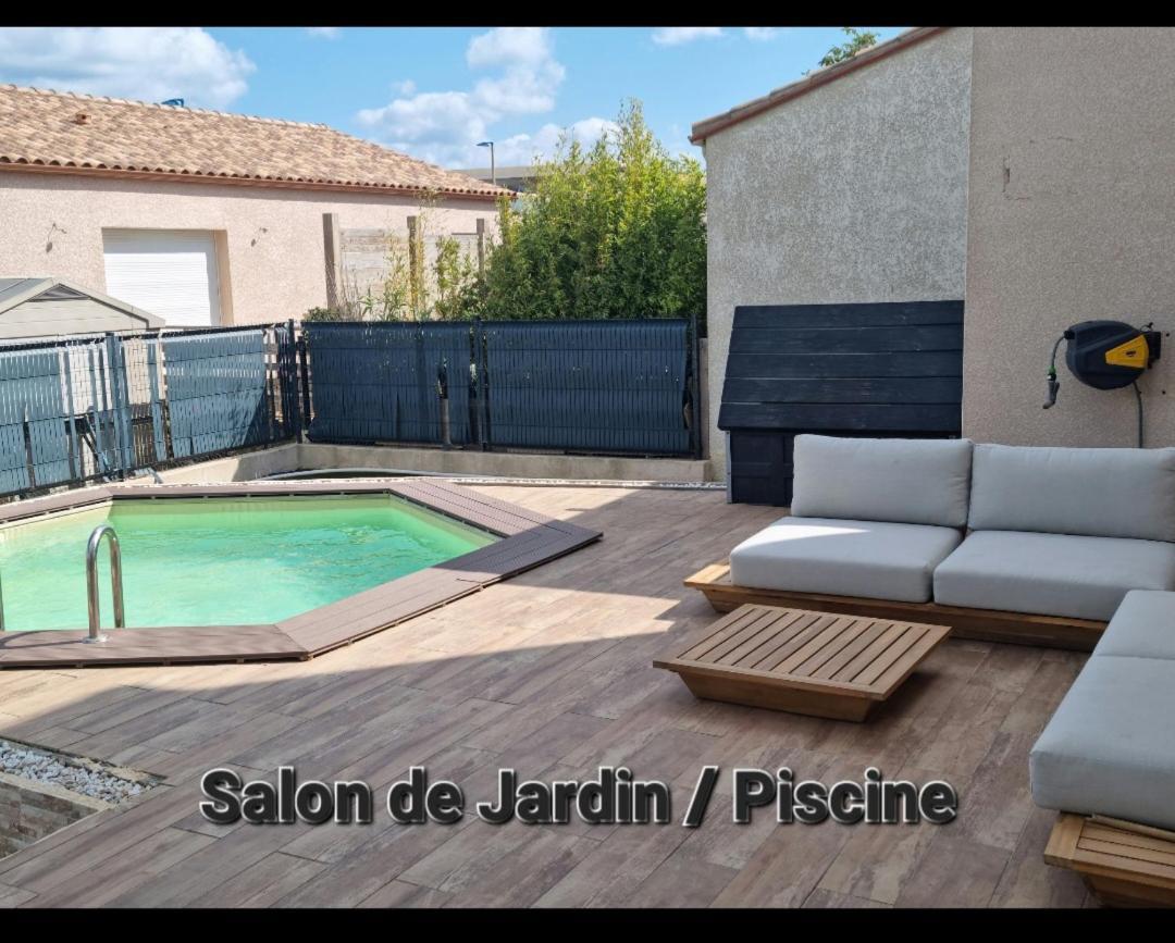 Maison 8 Couchages Clim, Plage A Pied, Petite Piscine Пор-ла-Нувель Экстерьер фото